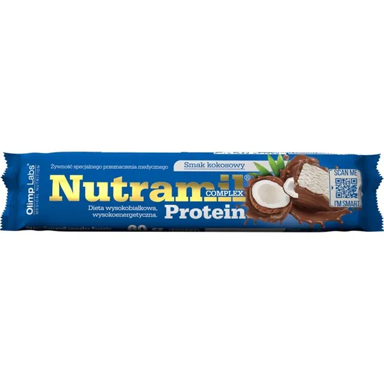 Olimp Nutramil Complex Protein Riegel, Kokosnuss, 60 g