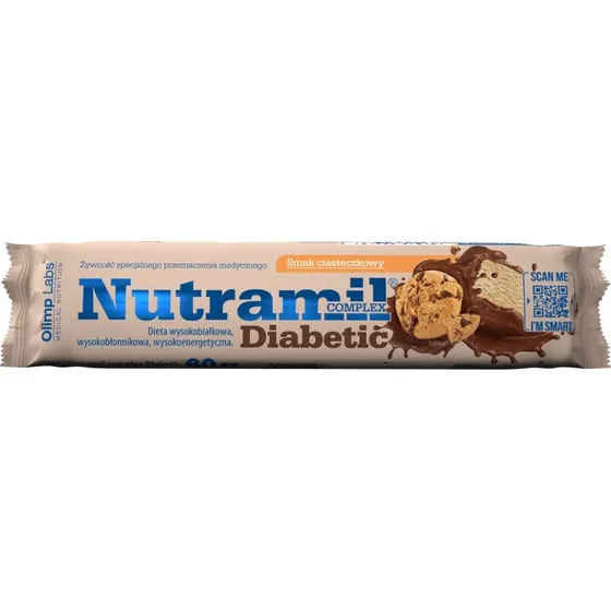 Olimp Nutramil Complex Diabetic Riegel Keksgeschmack 60 g