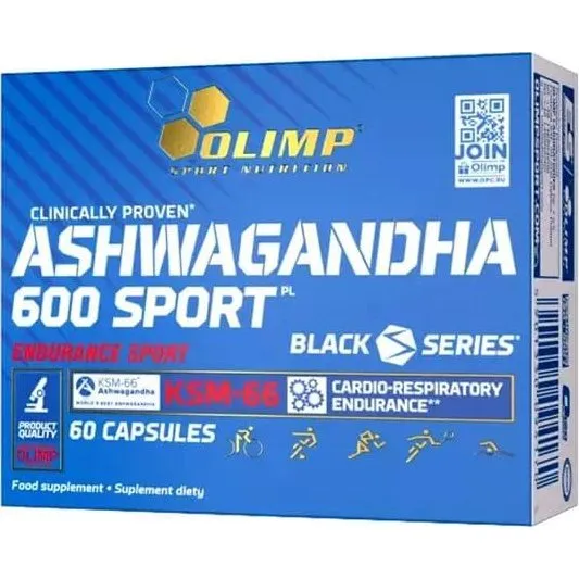 Olimp Ashwagandha 600 Sport - KSM-66® Extrakt, 60 Kapseln