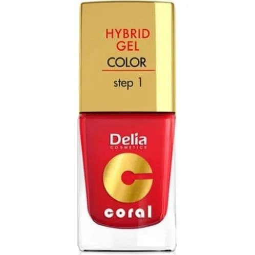 DELIA Hybrid Coral Nagellack Nr. 001 Rot, 11ml