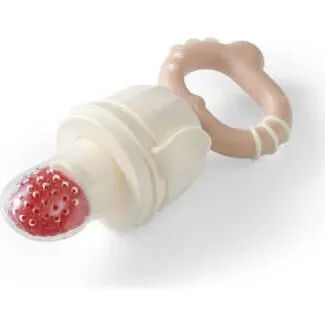 Babyono Twist-and-Feed Fütterungshilfe Dino, Beige, ab 6 Monaten