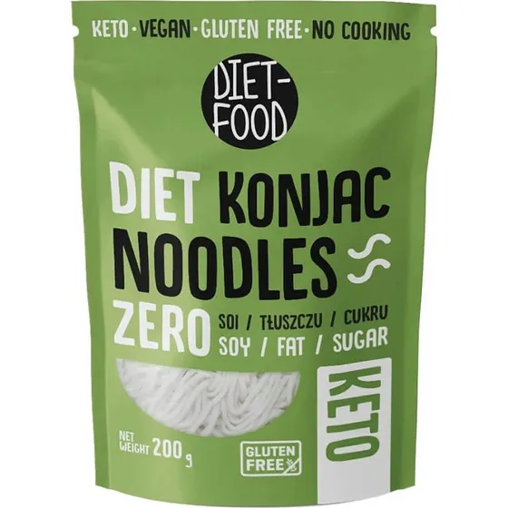 Diet-Food Konjac Diät-Nudeln, Bio Shirataki-Nudeln, 200 g