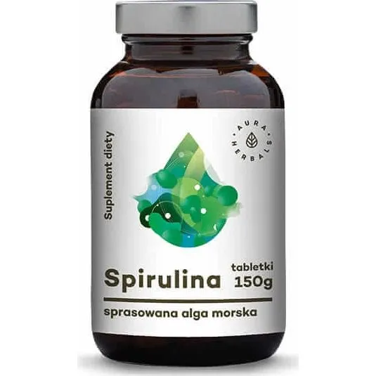 Aura Herbals Spirulina - 600 Tabletten (150g)