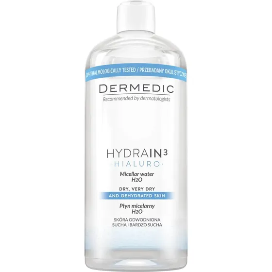 Dermedic Hydrain 3 Hialuro Micellar Lotion H2O, 500 ml