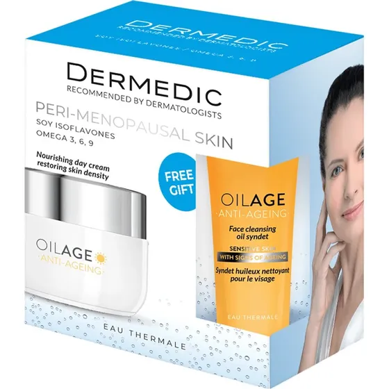 Dermedic Oilage Set: Tagescreme 50ml & Syndet Reinigungsöl 25ml