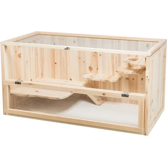 TRIXIE Nagerheim Holz 100 x 50 x 50 cm mit Acrylscheibe