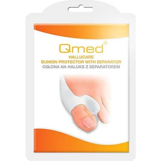 Qmed Hallucare Halluxüberzug mit Separator, 1 Paar