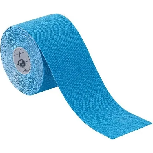 Qmed Kinesiologisches Tape Blau, 5m x 5cm, 1 Stück