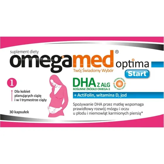 Omegamed Optima Start DHA für Frauen, 30 Kapseln