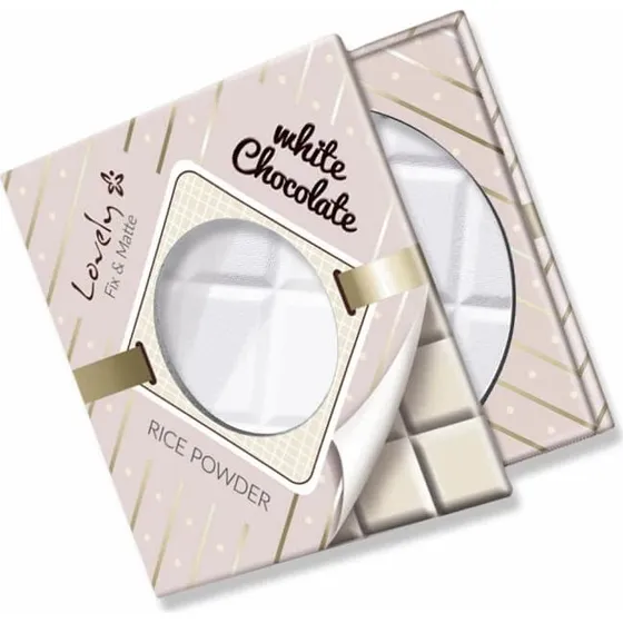 Lovely White Chocolate Transparent Rice Face Powder, 9g