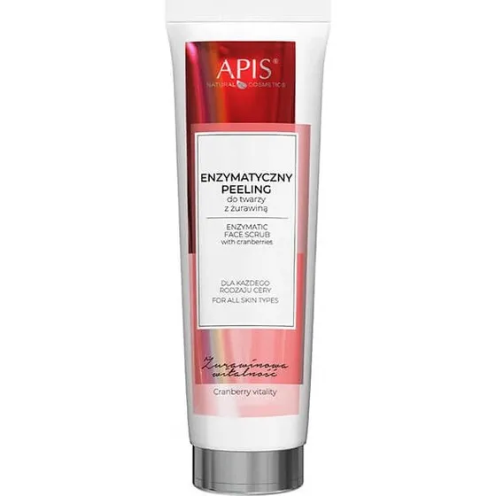 Apis Enzymatisches Gesichtspeeling mit Cranberry, 100 ml