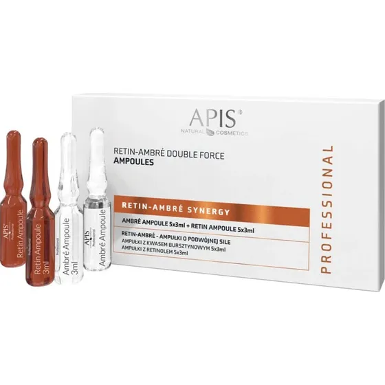 Apis Professional Retin Ambre Synergy Double Force Ampullen, 10x3ml
