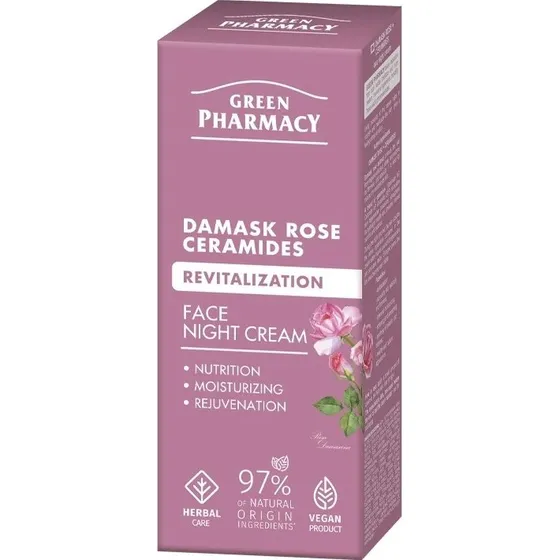 Green Pharmacy Damaszener Rose Nacht-Gesichtscreme