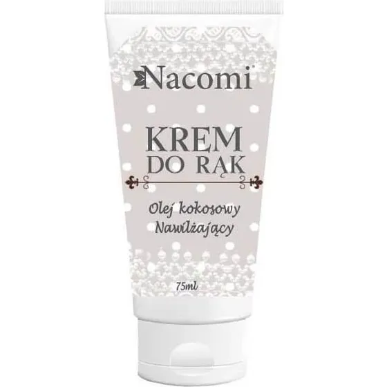 Nacomi Feuchtigkeitsspendende Handcreme mit Kokosnussöl, 85 ml