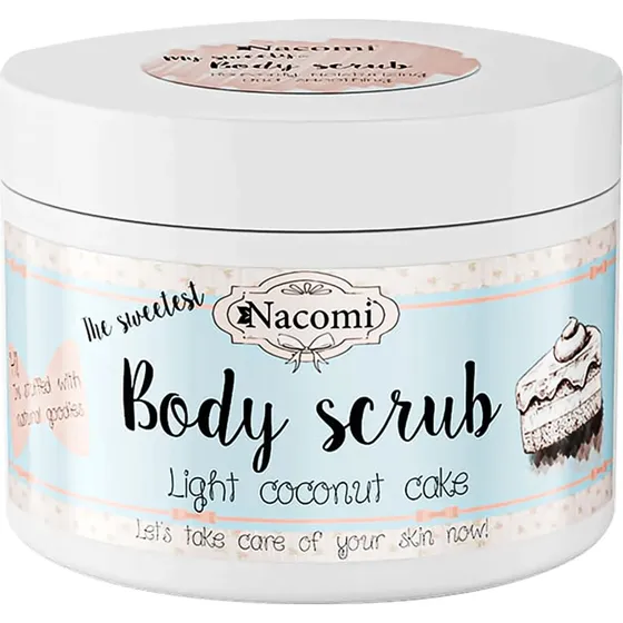 Nacomi Zucker-Körperpeeling Light Coconut Cake, 200 g