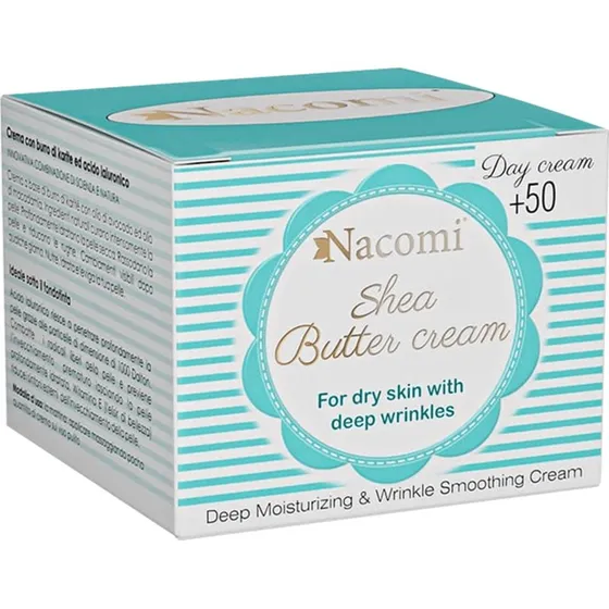Nacomi Anti-Falten-Creme +50 mit Hyaluronsäure, 50 ml