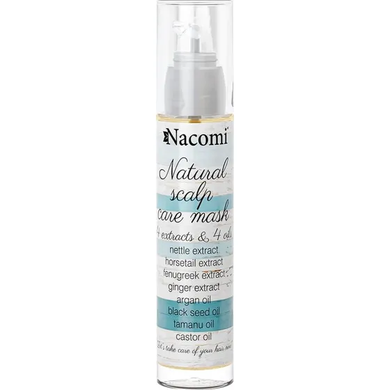 Nacomi Natürliche Kopfhaut-Pflegemaske mit Schwarzkümmelöl, 50 ml
