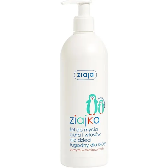 Ziajka Hypoallergenes Baby-Reinigungsgel für Körper & Haare, 400ml