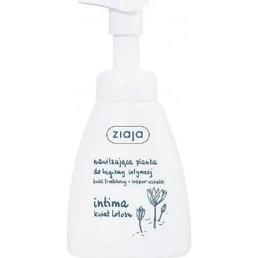 Ziaja Intima Feuchtigkeitsspendender Lotusblüten-Schaum, 250ml