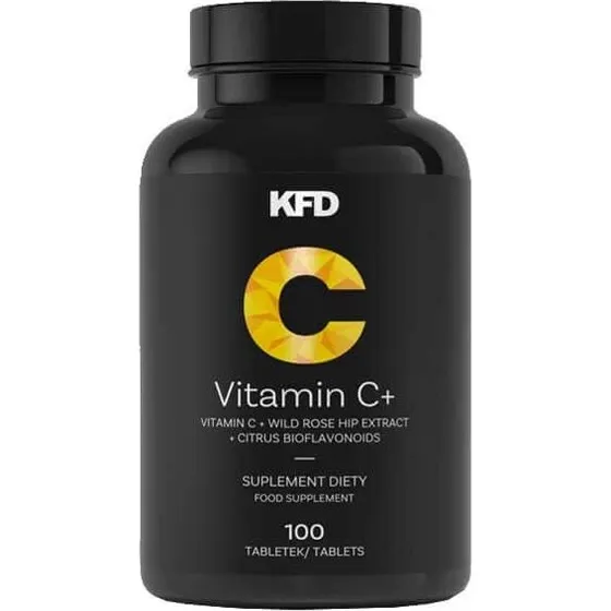 KFD Vitamin C+ mit Hagebuttenextrakt & Bioflavonoiden, 100 Tabletten