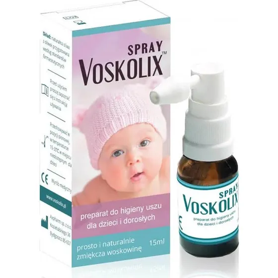 Voskolix Ohrreinigungsspray für Kinder & Erwachsene, 15 ml
