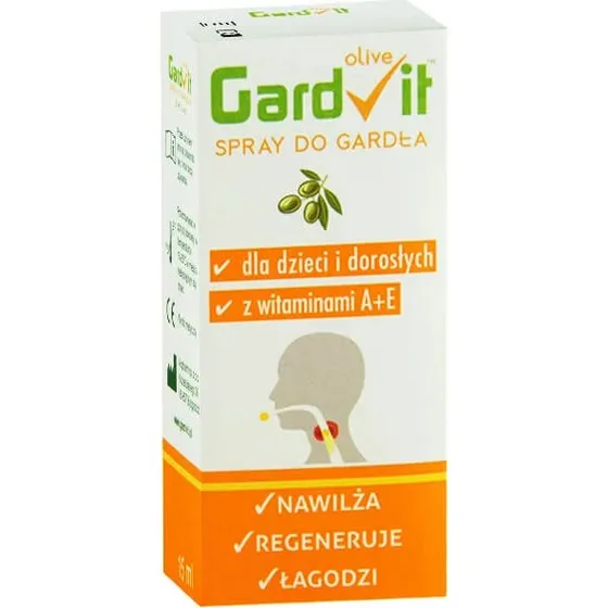 GardVit Olive Rachenspray für Kinder & Erwachsene, 15 ml
