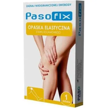 PASO-FIX Kniestütze - Elastische Kniebandage, Größe XL