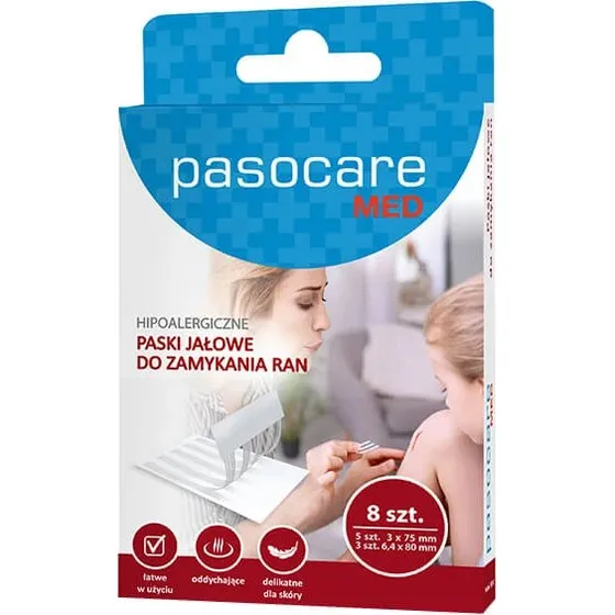 Pasocare Med Sterile Wundversorgungsstreifen, 8er Pack