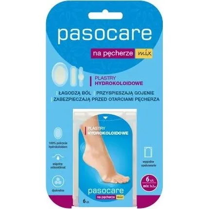 Pasocare Hydrokolloid Blasenpflaster Mix, 6 Stück
