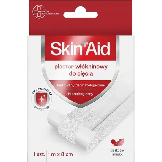 Skin Aid Schneidepflaster aus Vliesstoff, 1 m x 8 cm, 1 Stück