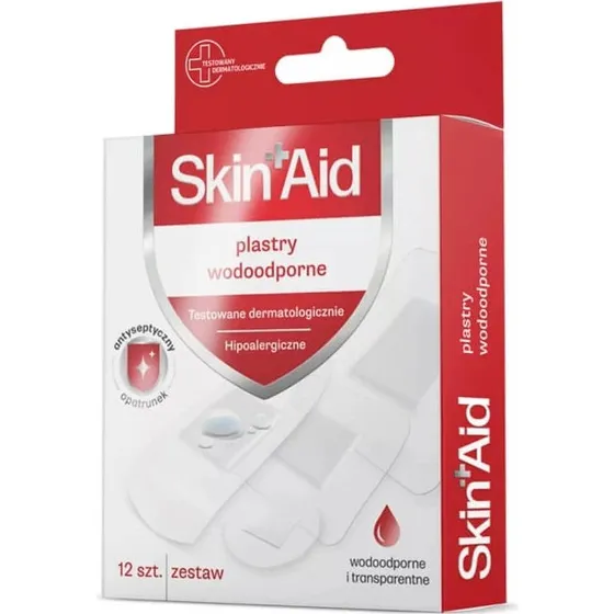 Skin Aid Wasserfeste Pflaster, 12 Stück