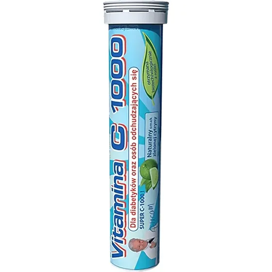 Vitamin C 1000 Brausetabletten für Diabetiker & Abnehmwillige, 20 Stück