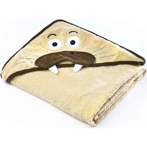 Water Friends Badetuch Walross Beige