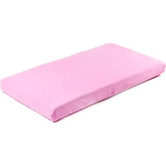 Sensillo Spannbettlaken aus Baumwolljersey, Rosa, 120x60 cm