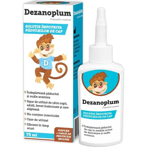 Dezanoplum Läusemittel Naturprodukt, 75 ml