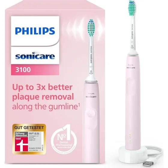 Philips 3100 Series HX3671/11 Rosa Elektrische Schallzahnbrste
