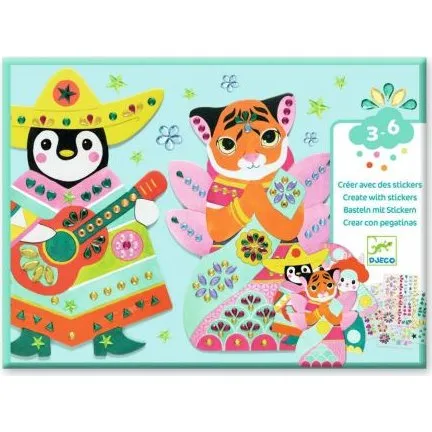 Djeco Sticker 3-6: Strasssteine