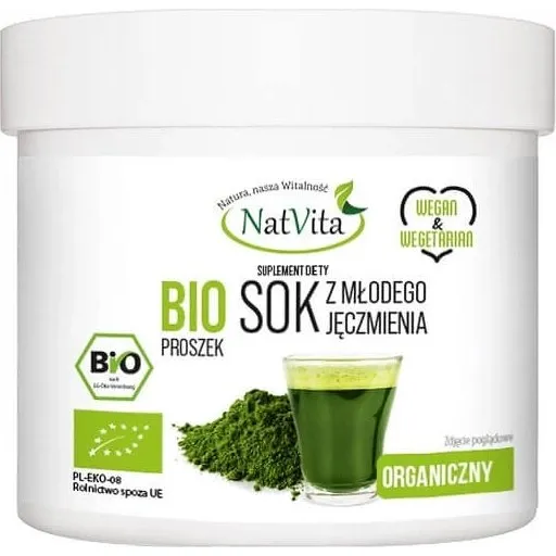 NatVita Bio-Junggerstensaft Pulver, 100 g