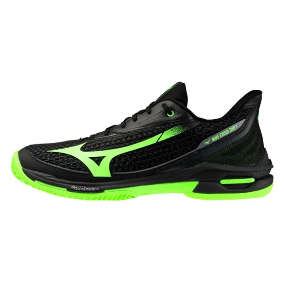 Mizuno Wave Exceed Tour 7 Padel Schuhe Schwarz/Grün