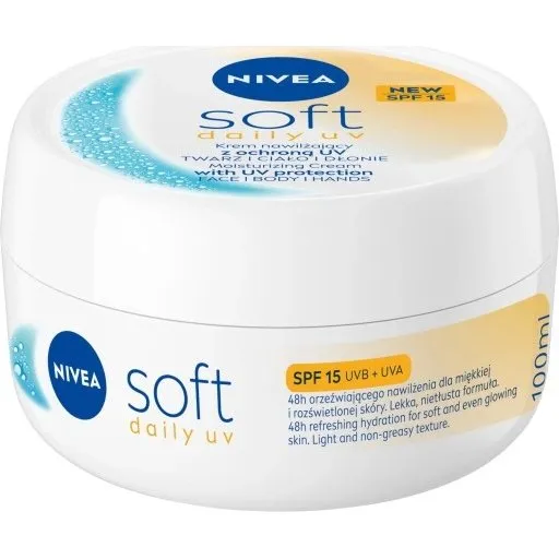 Nivea Soft Daily UV LSF 15 Feuchtigkeitscreme 100 ml
