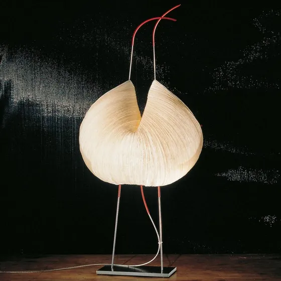 Ingo Maurer LED-Tischleuchte Poul Poul, beige, 70 cm
