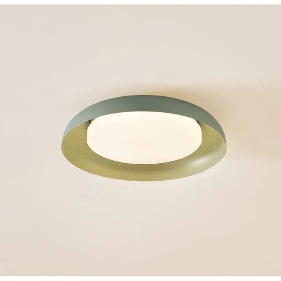 Lindby Florie LED-Deckenleuchte, Hellgrün, Ø 40 cm