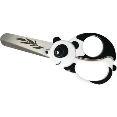 Fiskars Kinderschere Panda, 13 cm, fr Rechts- und Linkshnder