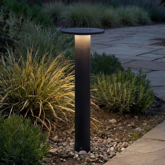 Arcchio Tovio LED-Wegeleuchte, 65 cm, Anthrazit, Aluminium