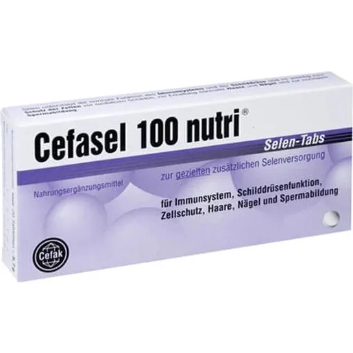 Cefasel 100 Nutri Selen-Tabletten, 60 Stück