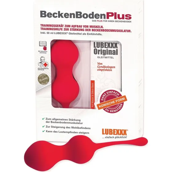 Lubexxx BeBoPlus Beckenbodentraining-Set: Vaginalgewicht 60g & Gel