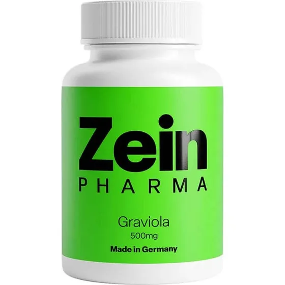 Graviola Kapseln 500 mg - 90 vegetarische Kapseln aus peruanischem Fruchtpulver