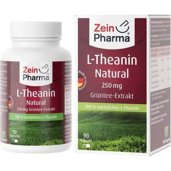 ZeinPharma L-Theanin 250 mg Kapseln - 90 Stück