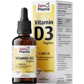 ZeinPharma Vitamin D3 Tropfen mit MCT-Öl, 50 ml