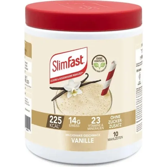 SlimFast Milchshake-Pulver Vanille 365 g